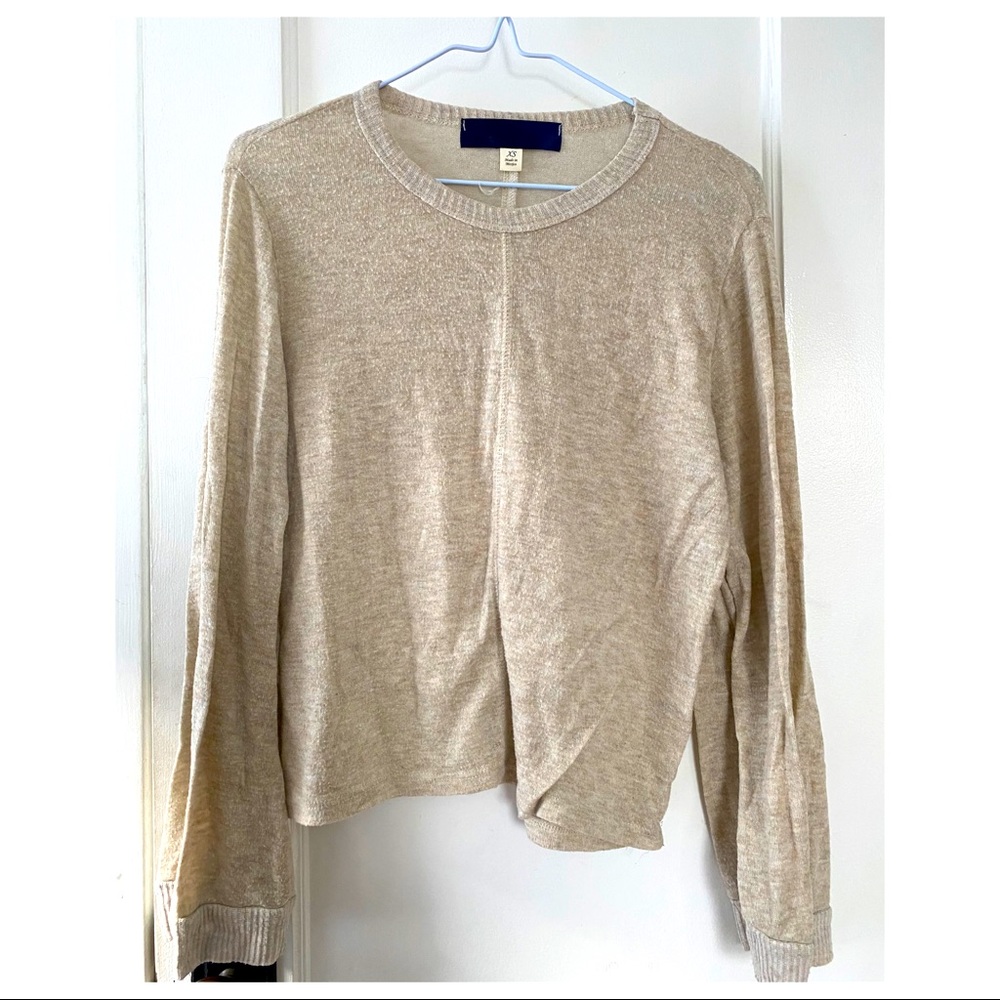 Beige Light Sweater Top